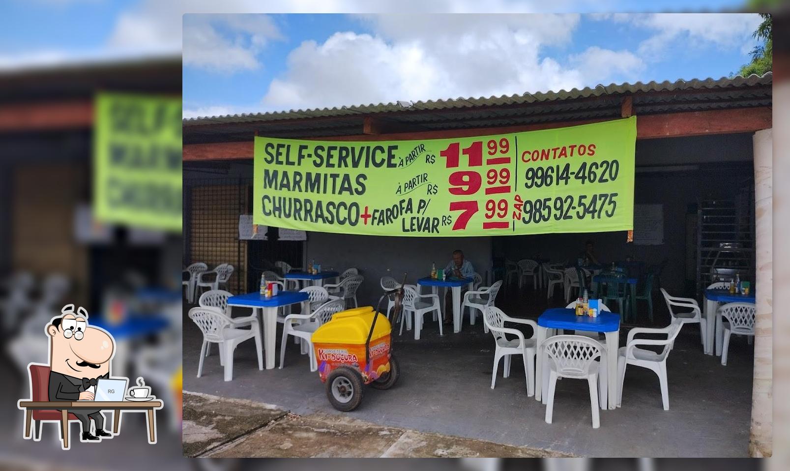 Churrasco lá no Edison