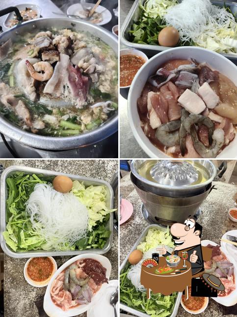 ร้านเจ้เพ็ญหมูกระทะ ท่าพริก จ.ตราด