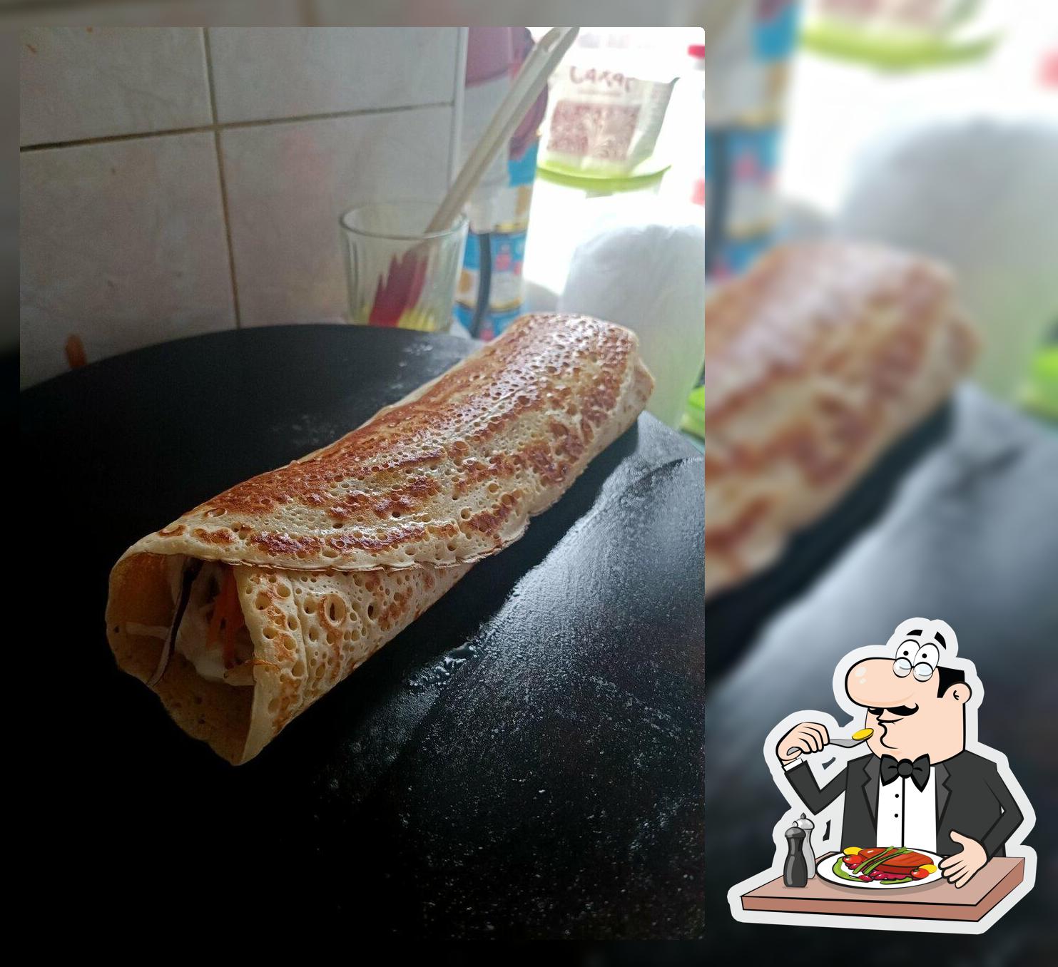 Шаурма, блинчики