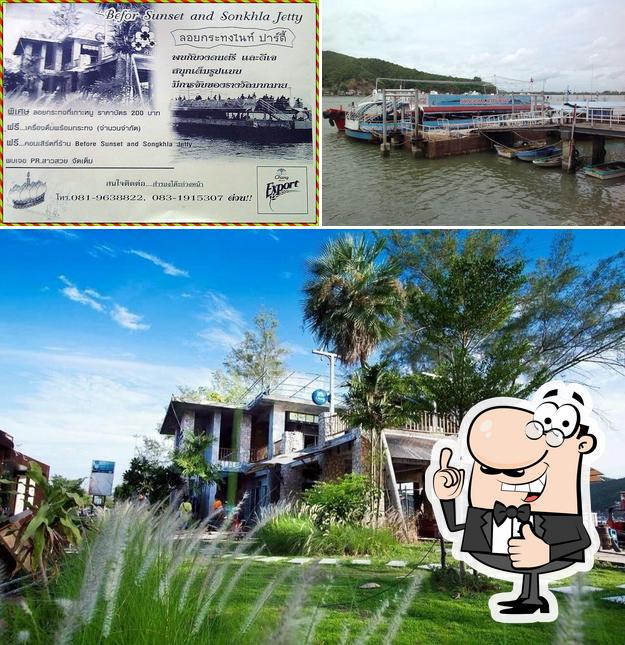 Before Sunset And Songkla Jetty Boat