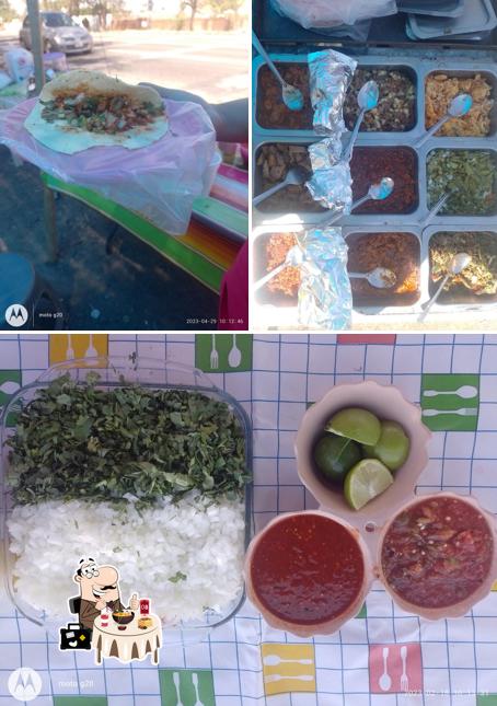 Quesadillas y menudo mari