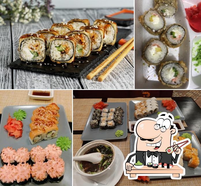 Отведайте разные виды суши