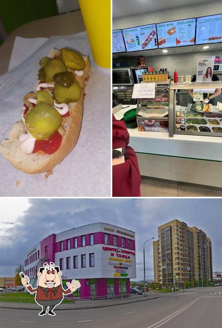 Фото, на котором видны еда и внешнее оформление в Sbw X Subway