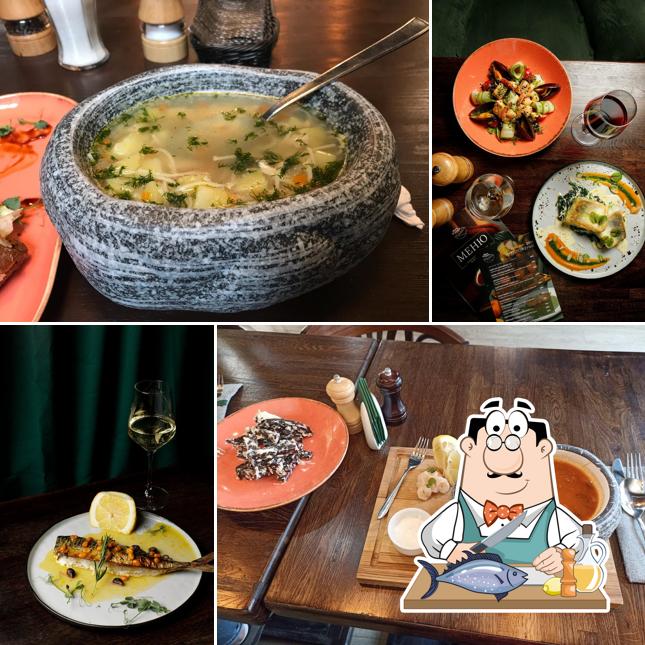 Лосось гриль в "Mare D'amore"