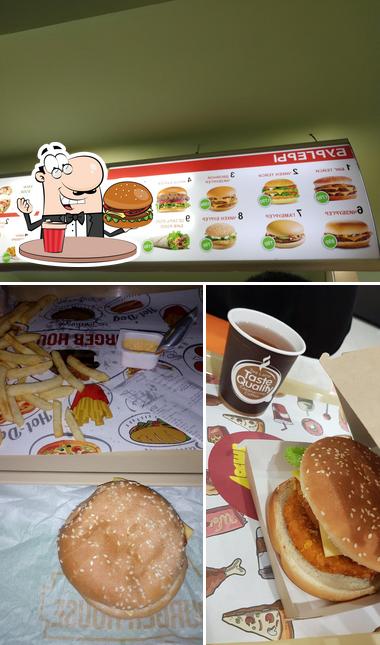 Попробуйте гамбургеры в "Burger House"