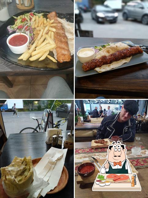 Рыба и картофель фри в "Шаверма"