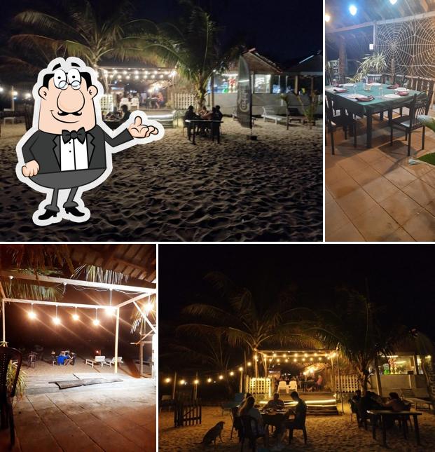 Elegant Green Seafood & Italian Beach Restaurant