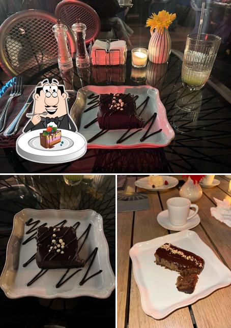 Шоколадный торт в "Молоне Лаве"