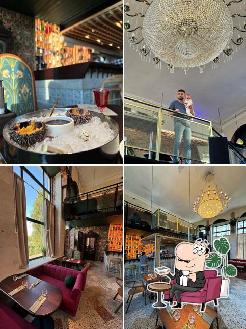 Посмотрите на внутренний интерьер "Гастробар Lovi Краба"