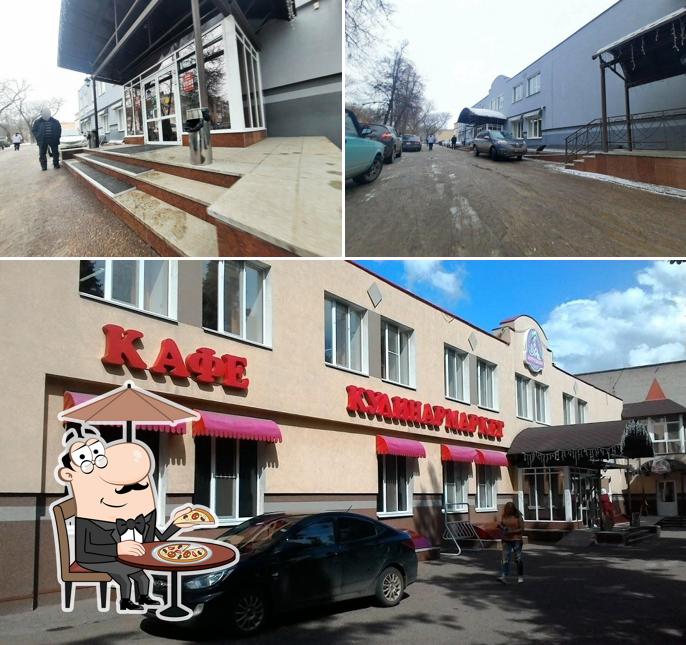 Наслаждайтесь свежим воздухом и пейзажем, открывающемся из "Ватрушкина"