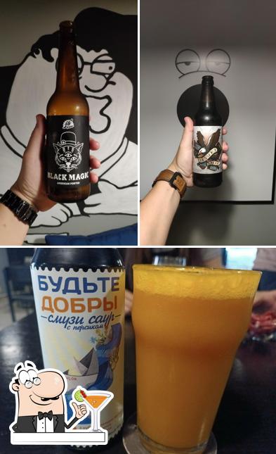 Закажите напиток из меню