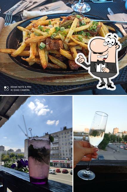 Помимо прочего, в Длинный нос есть внешнее оформление и еда