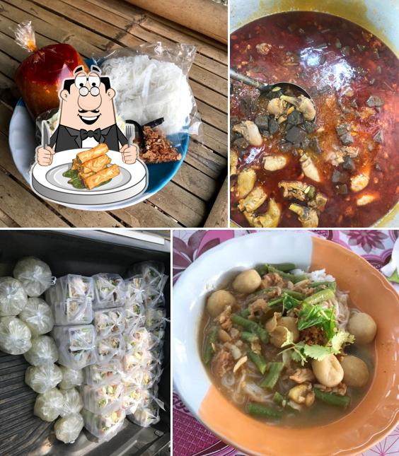 ขนมจีน ข้าวมันไก่ป้านี