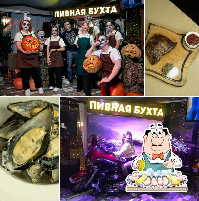 Устрицы в "Пивной Бухте"