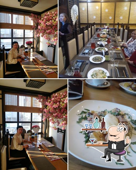 Посмотрите на внутренний интерьер "Мацури"