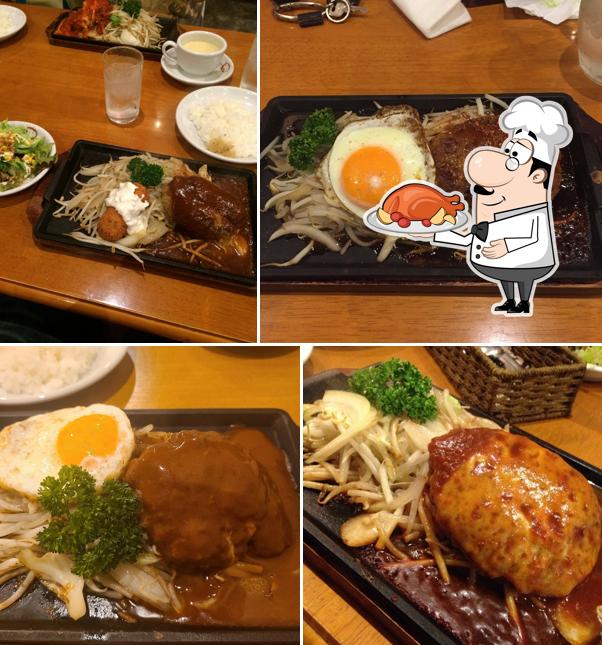 ハンバーグ ブロッコリ