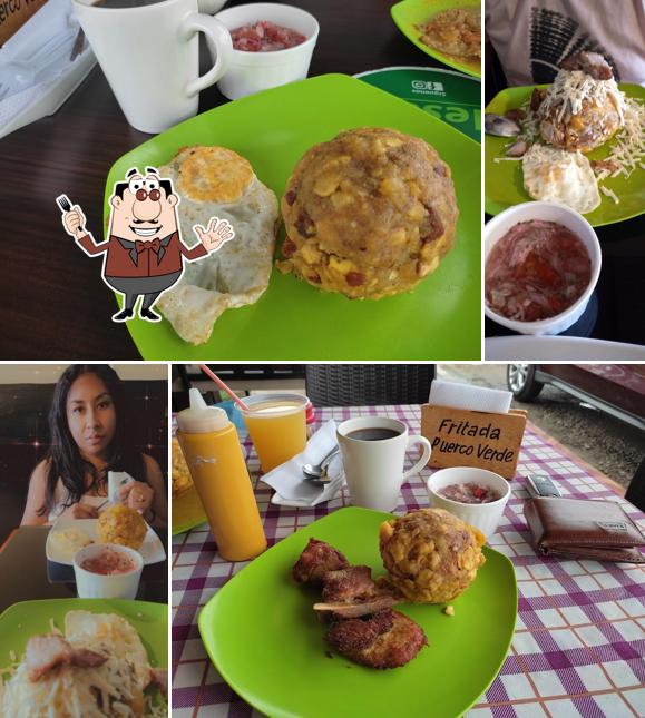 EL PUERCO VERDE Fritada y Bolones