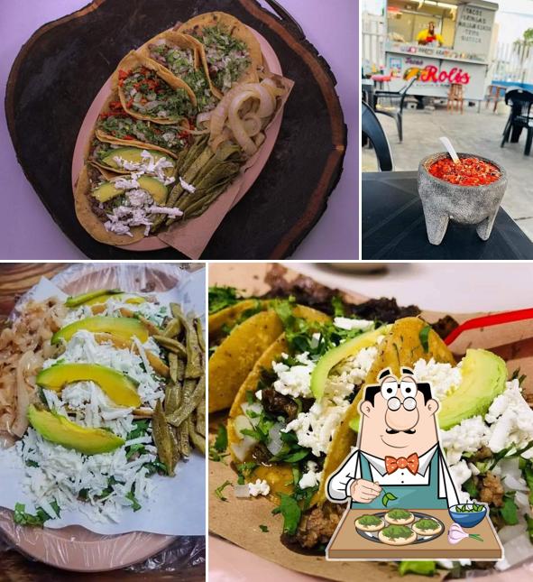 Tacos Rolis, los autenticos de molleja asada