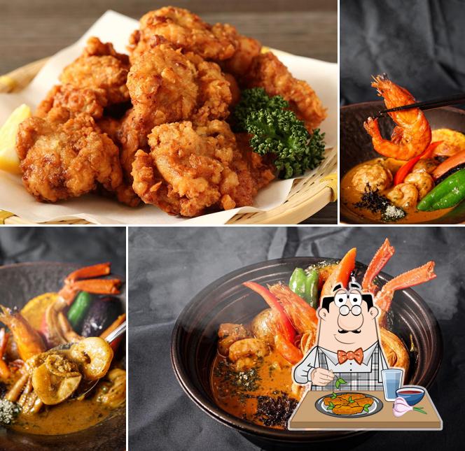 HOKKAIDO SEAFOOD SOUP CURRY OKUSHIBASHOUTEN NISEKO 元祖えびだしスープカレー奥芝商店 【レストラン RESTAURANT】