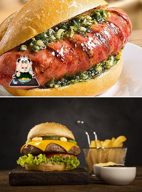 Burger and Drinks