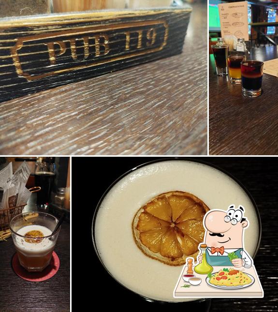 Еда в "Пабе 119"