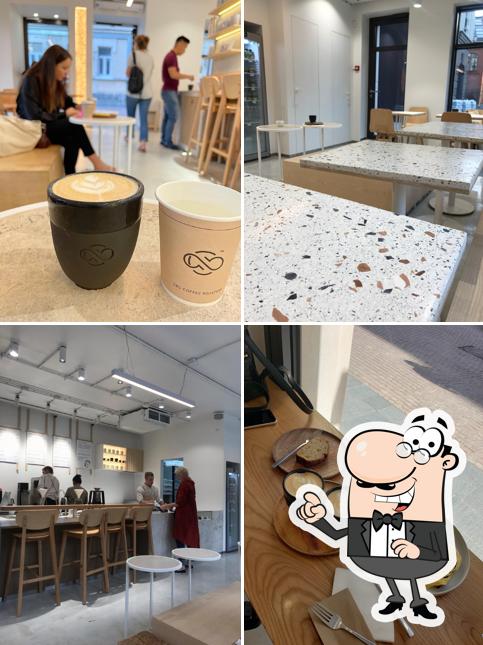 Посмотрите на внутренний интерьер "ABC Coffee Roasters"