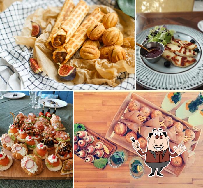 Блюда в "Кафе "Сад""