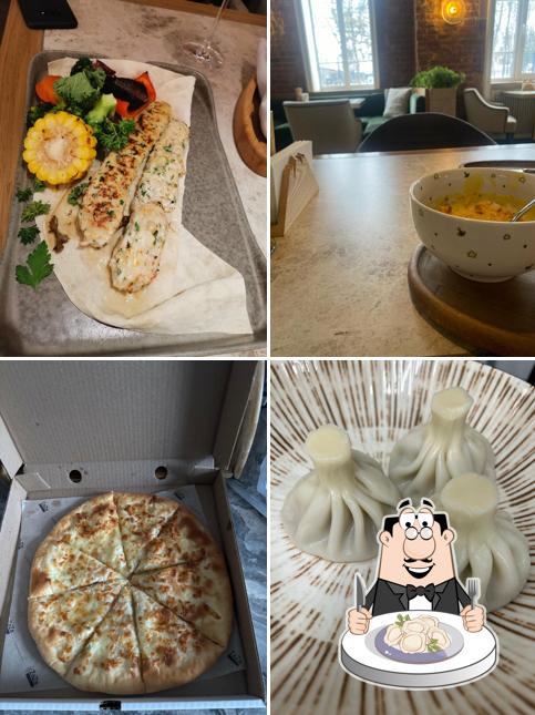 Вареники в "кафе One Гоги"