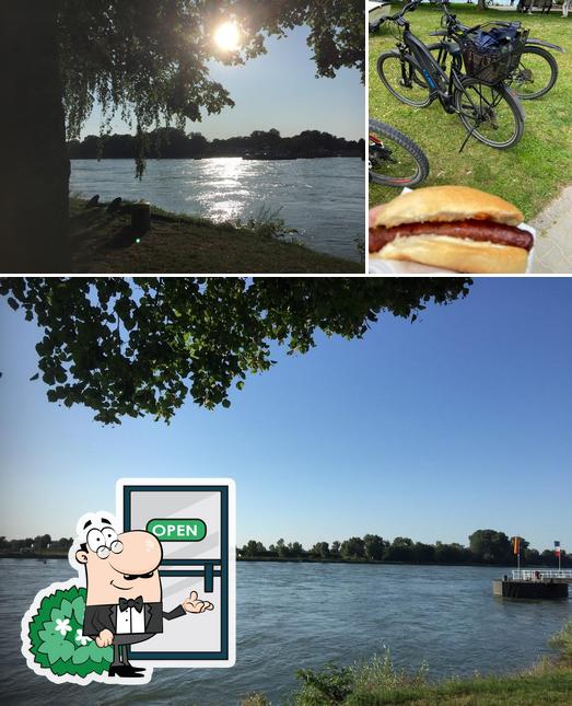 Imbiss an der Rheinpromenade