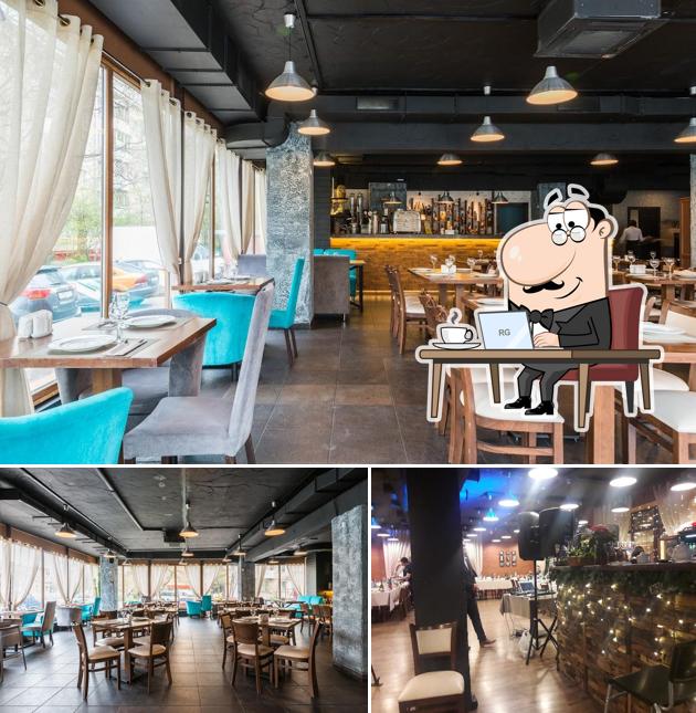 Посмотрите на внутренний интерьер "Мадиани"