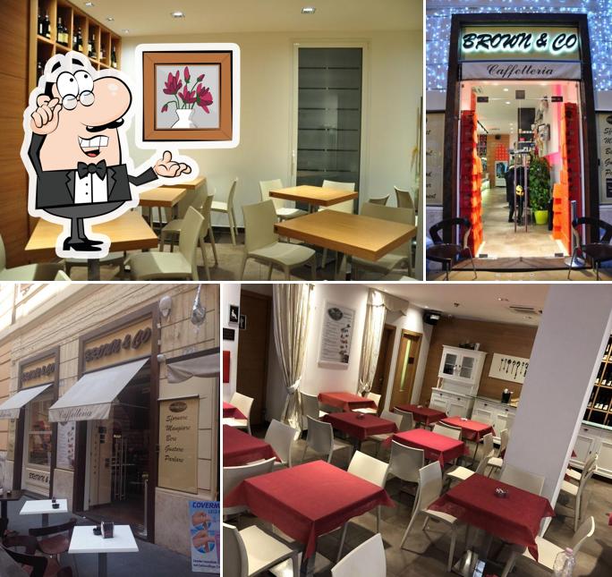 Brown café