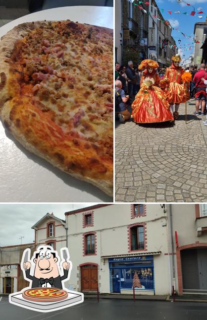 Distributeur de pizzas fraiches "au feu de bois"