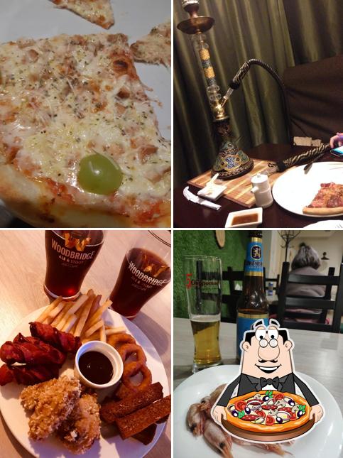 В "Клюква" вы можете отведать пиццу