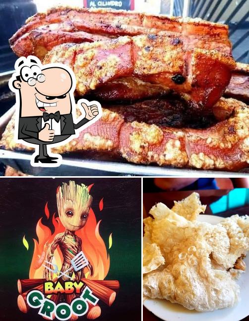 Baby Groot restaurant campestre
