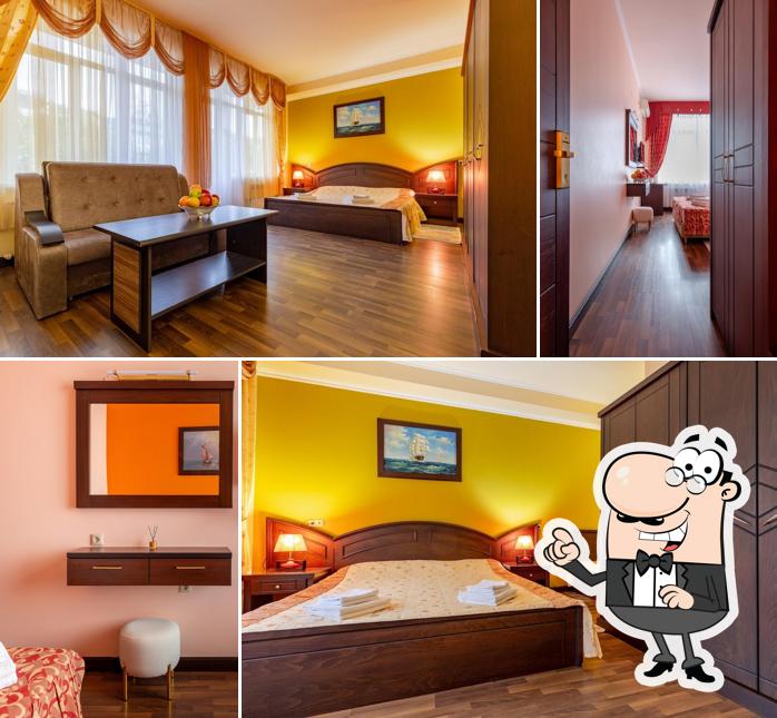 Посмотрите на внутренний интерьер "Столовой "Катран""