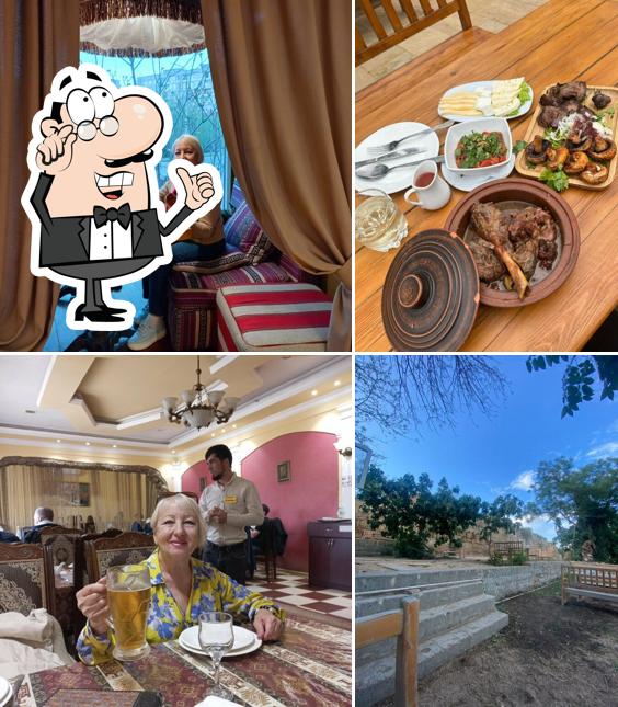 Посмотрите на внутренний интерьер "Кафе У Фонтана"