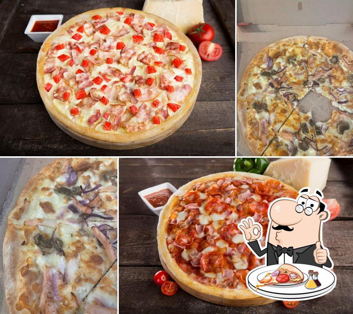 Закажите разные виды пиццы