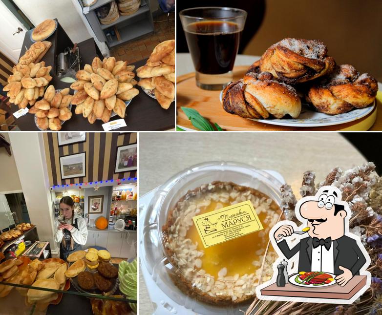 Еда в "Пироговой Марусе"