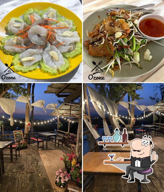 Ozone ร้านอาหารและห้องพัก บ้านโฮ่ง