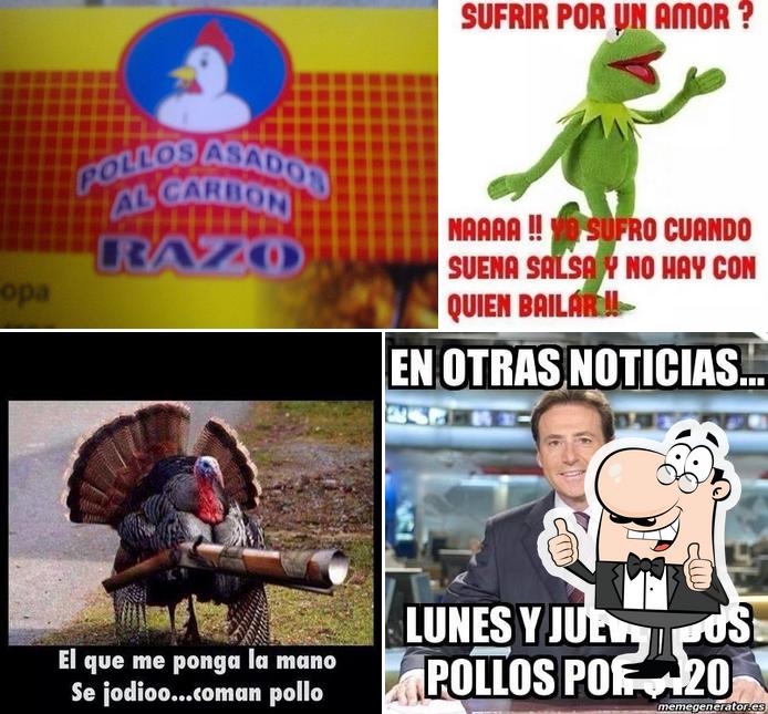 Pollos asados Razo