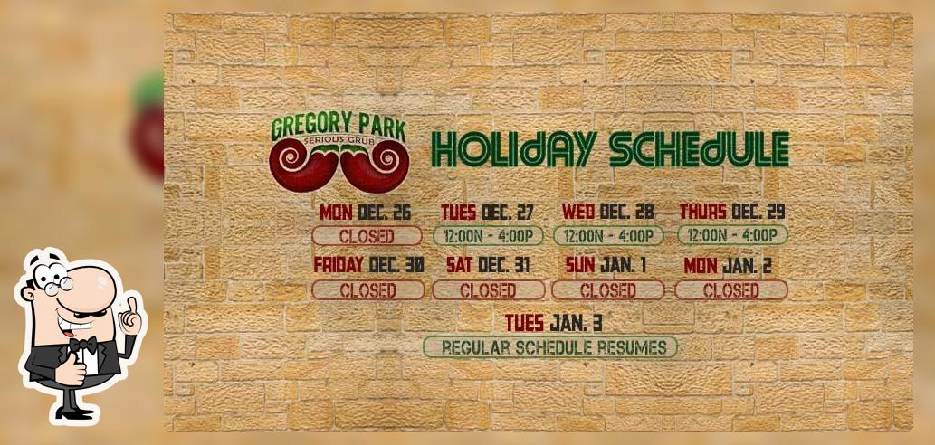 Gregory Park: Serious Grub