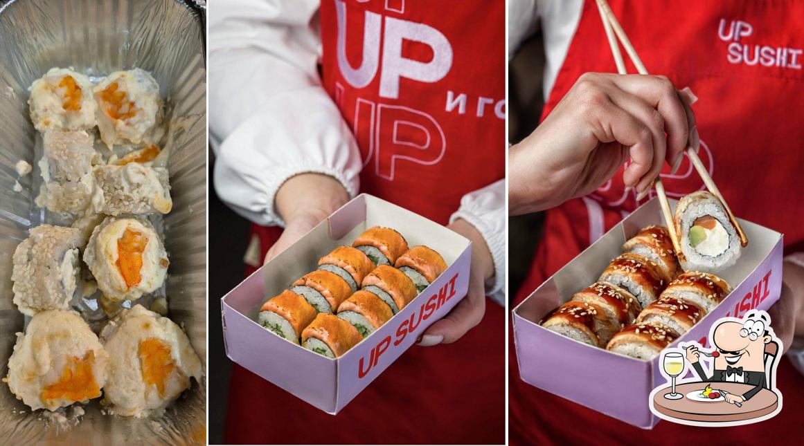Блюда в "Up Sushi"