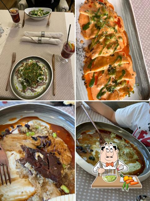 Салат из морских водорослей в "Ресторане La Rotonda"