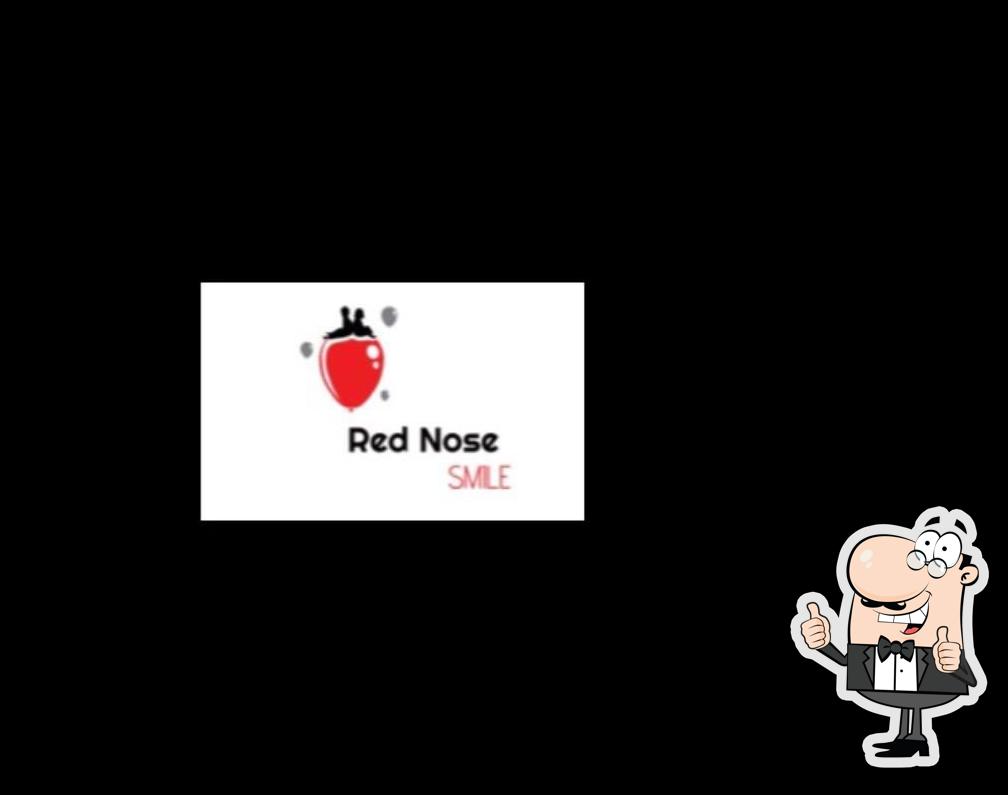 Red nose smile
