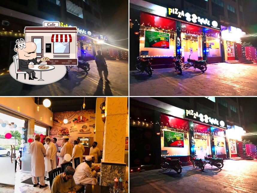 Pizza Square Panr Swat & Top-n-Town Ice Cream