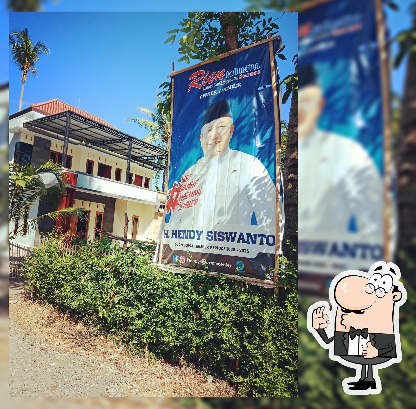 Posko kemenangan H. Hendy Desa Langkap