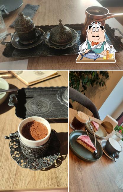 Лосось гриль в "Механика Кофе"