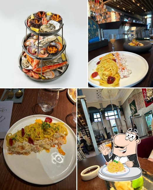 Паста карбонара в "Гастробар Lovi Краба"