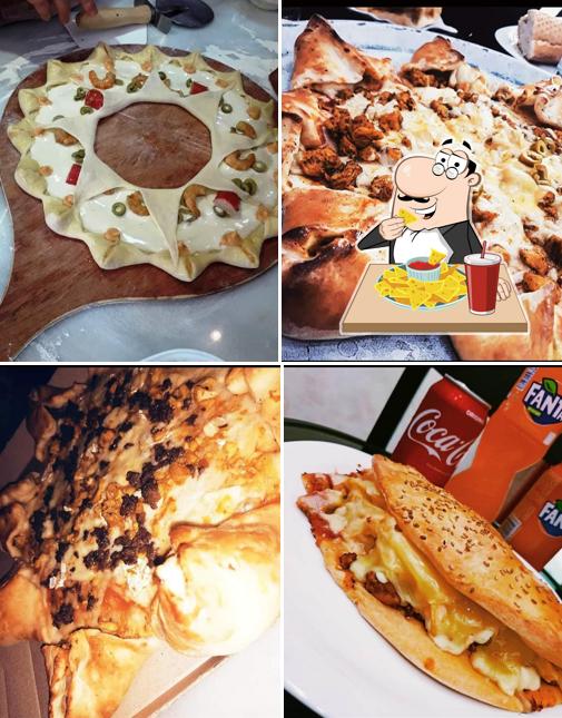 Pizza M&M fast food