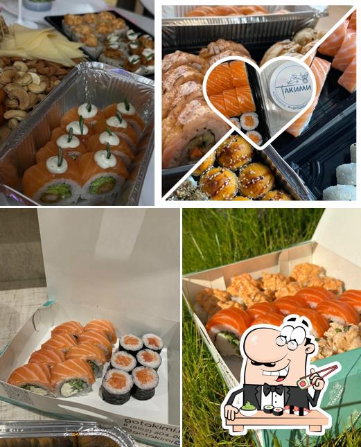 В "Такими" предлагают суши и роллы